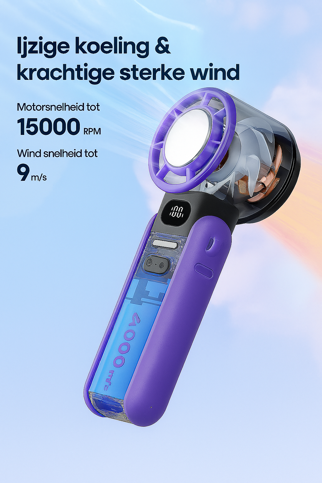 Blyzz™ Ventilator – Draagbare Power. Altijd Koel.